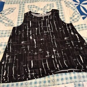 SYMPLI Sleeveless A-line Tank (sz 12)